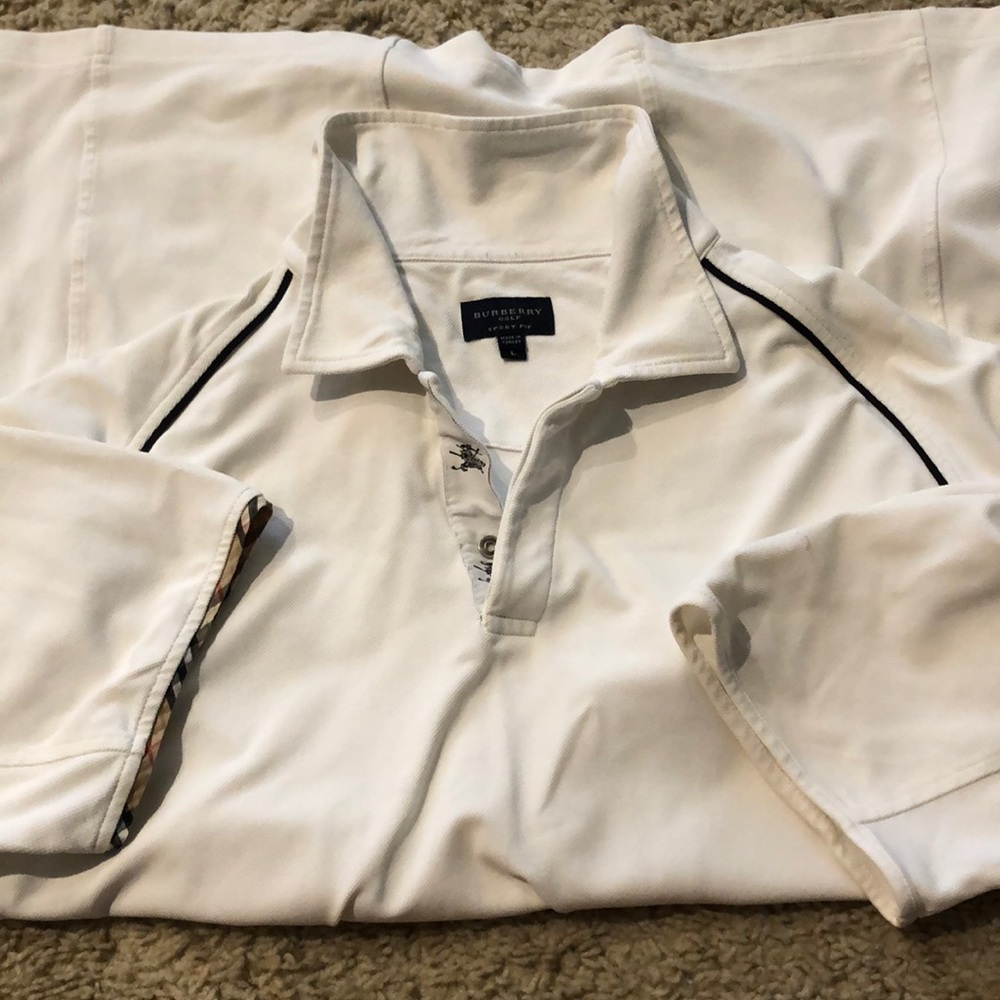 Burberry Golf Polo Shirt - Large